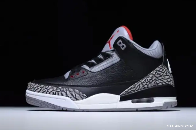 Black 854262-001 Air Jordan Cement 3 0324